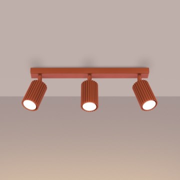 Brilagi - Spotleuchte CRESTO 3xGU10/10W/230V rot