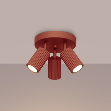 Brilagi - Spotleuchte CRESTO 3xGU10/10W/230V rot