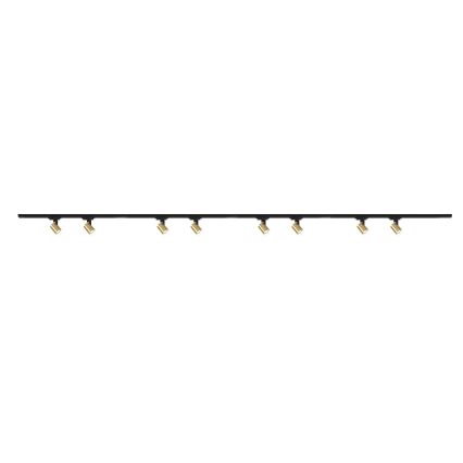 Brilagi - Spotleuchte im Schienensystem HUSKY 8xGU10/10W/230V schwarz/gold