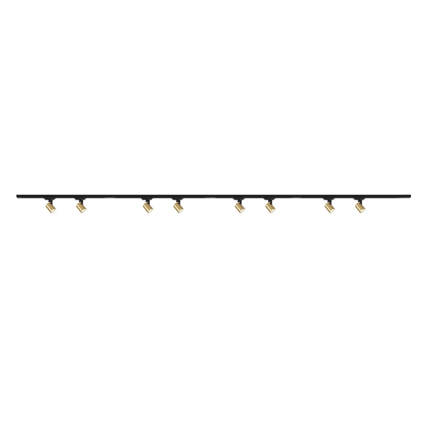 Brilagi - Spotleuchte im Schienensystem HUSKY 8xGU10/10W/230V schwarz/gold
