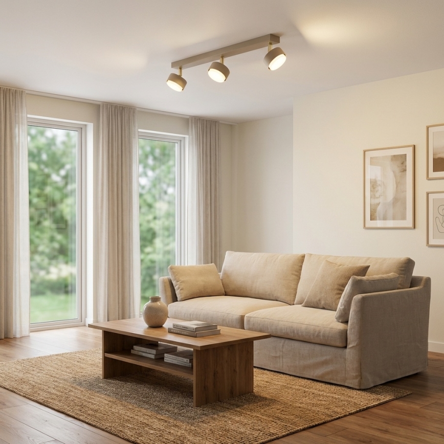 Brilagi - Spotleuchte MONO 3xGX53/12W/230V, Beige