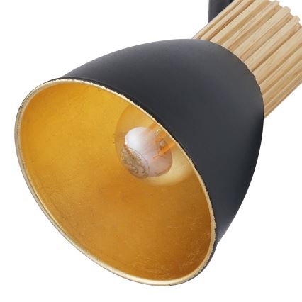 Brilagi - Spotleuchte ODENSE 3xE14/10W/230V Holz/Schwarz