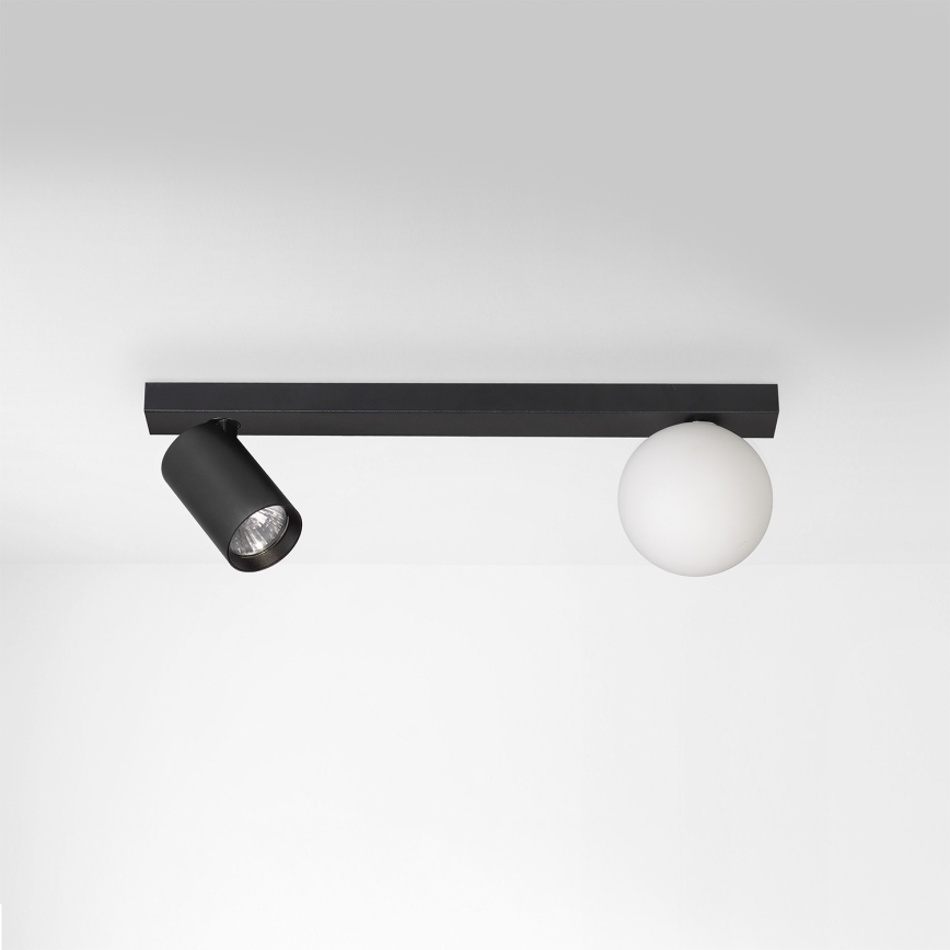 Brilagi - Spotleuchte SELE BALL 1xGU10/30W/230V + 1xG9/10W schwarz