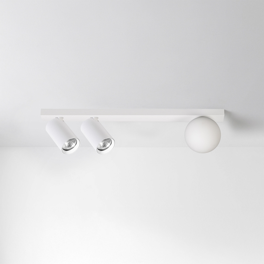 Brilagi - Spotleuchte SELE BALL 2xGU10/30W/230V + 1xG9/10W weiß