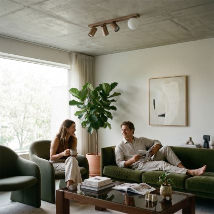 Brilagi - Spotleuchte SELE BALL 3xGU10/30W/230V + 1xG9/10W beige