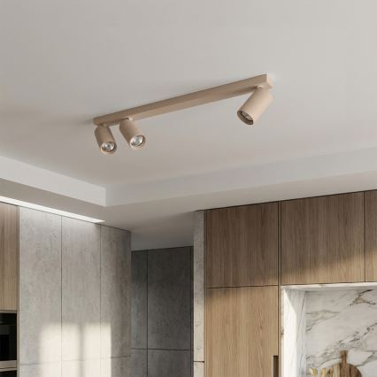 Brilagi - Spotleuchte SELE LONG 3xGU10/30W/230V Beige