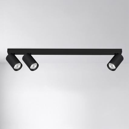 Brilagi - Spotleuchte SELE LONG 3xGU10/30W/230V schwarz