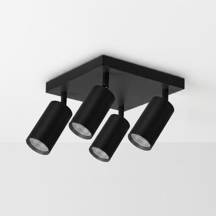 Brilagi - Spotleuchte SELE SQUARE 4xGU10/30W/230V schwarz