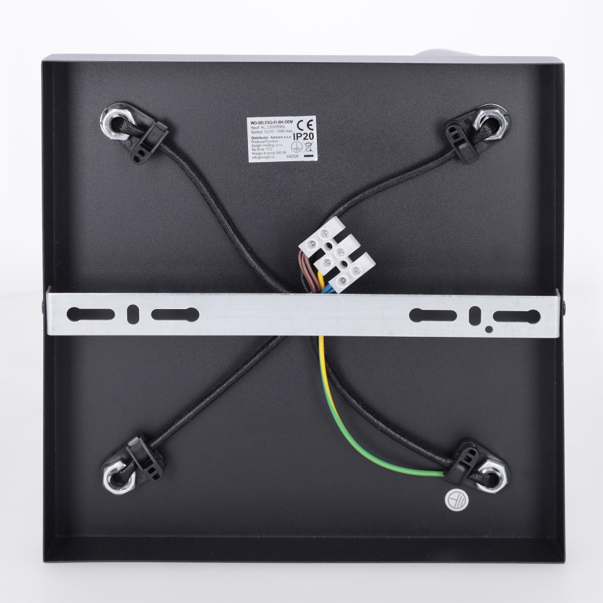 Brilagi - Spotleuchte SELE SQUARE 4xGU10/30W/230V schwarz