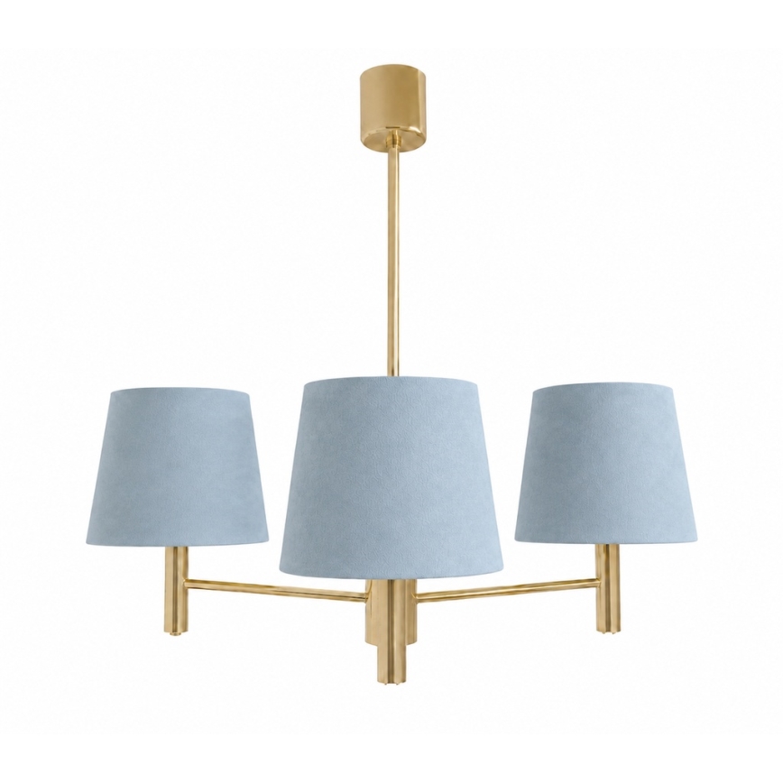 Brilagi - Stangenleuchte MONTE 3xE27/15W/230V blau/gold