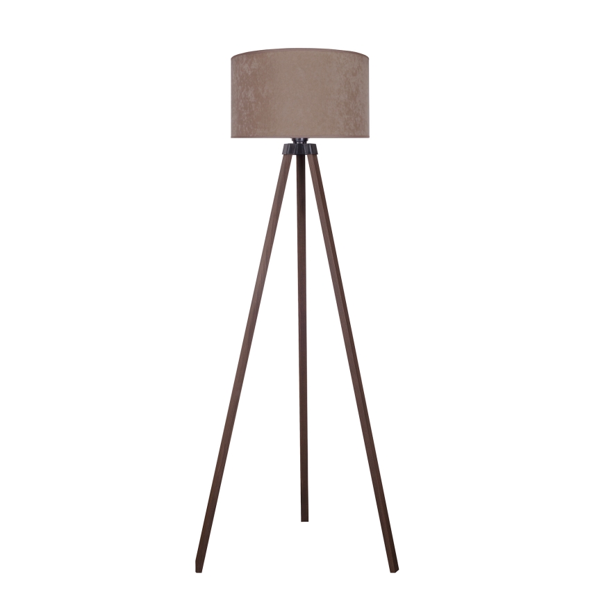 Brilagi - Stehlampe VELVET 1xE27/60W/230V braun/beige