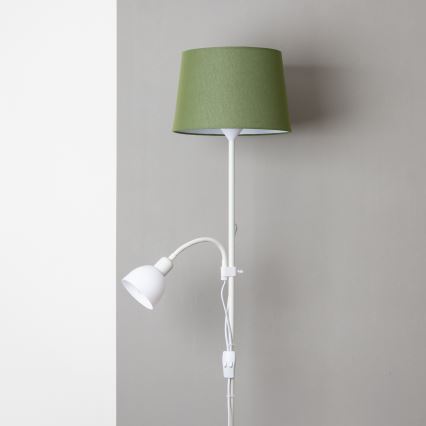 Brilagi - Stehleuchte CERIA 1xE27/100W/230V + 1xE14/25W weiß/grün