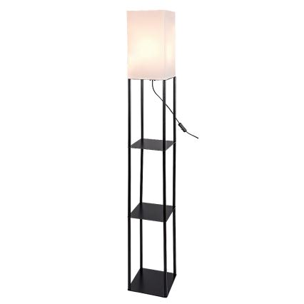 Brilagi - Stehleuchte mit Ablagen GRADUS 1xE27/40W/230V 150 cm schwarz/weiß