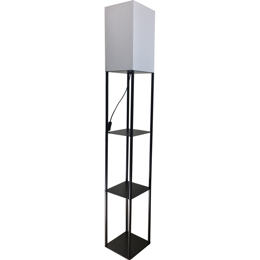 Brilagi - Stehleuchte mit Ablagen GRADUS 1xE27/40W/230V 150 cm schwarz/weiß