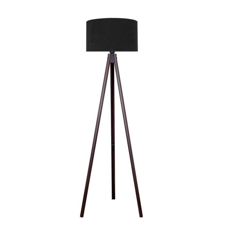 Brilagi - Stehleuchte VELVET 1xE27/60W/230V Wenge/schwarz