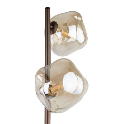 Brilagi - Stehleuchte VULCANO 3xG9/8W/230V braun/rauchbeige