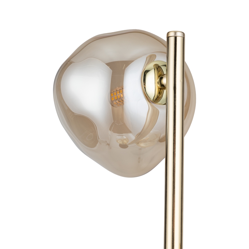 Brilagi - Stehleuchte VULCANO 3xG9/8W/230V gold/rauchbeige