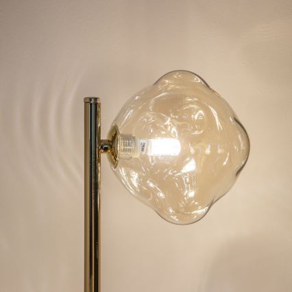 Brilagi - Stehleuchte VULCANO 3xG9/8W/230V gold/rauchbeige