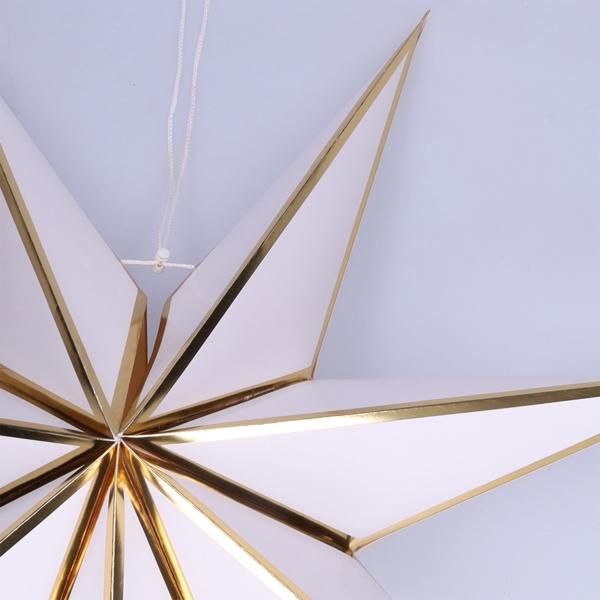 Brilagi - Stella decorativa natalizia a LED 70 cm, alimentazione 2xAA