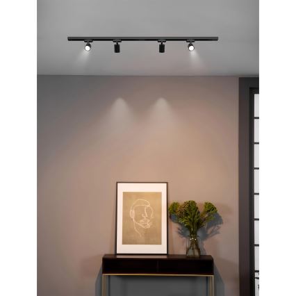 Brilagi - Strahler für Schienensystem HUSKY 4xGU10/10W/230V, schwarz