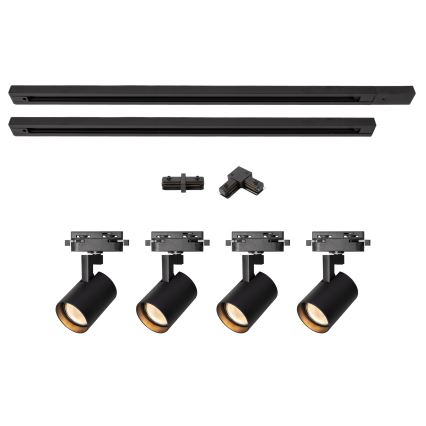 Brilagi - Strahler für Schienensystem HUSKY 4xGU10/10W/230V, schwarz