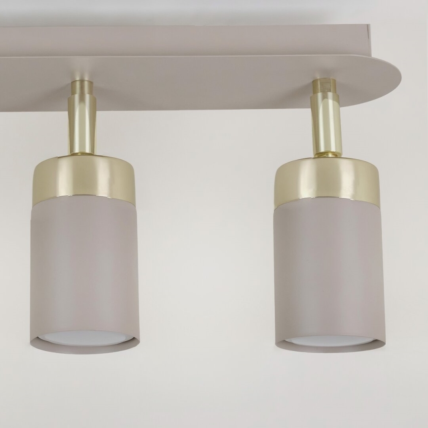 Brilagi - Strahler POKER 3xGU10/25W/230V beige/golden