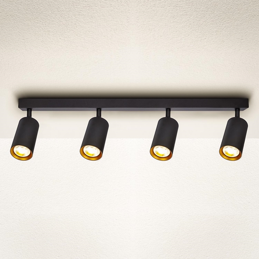 Brilagi - Strahler SELE 4xGU10/30W/230V schwarz/golden
