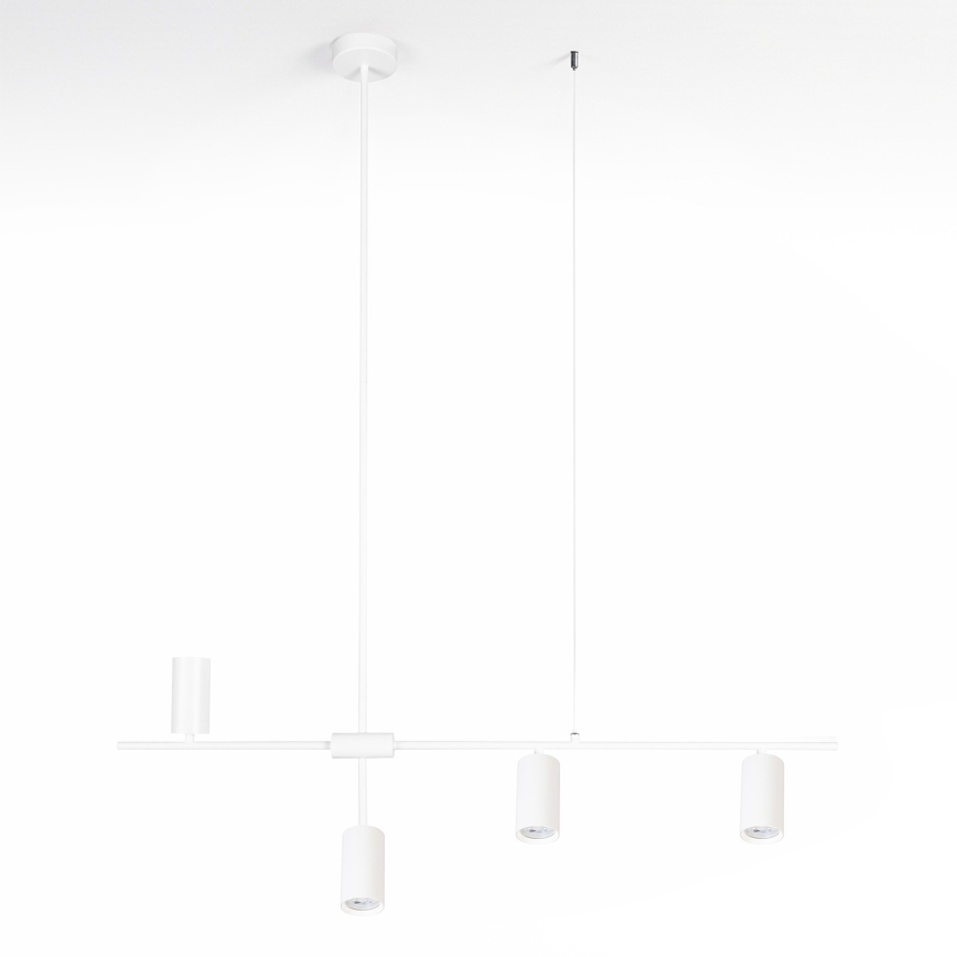 Brilagi - Suspension à câble CRANE 4xGU10/30W/230V blanche