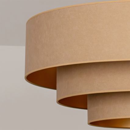Brilagi - Suspension à câble LUNETA 3xE27/60W/230V Ø 80 cm beige/doré