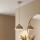 Brilagi - Suspension à câble MOON 1xE27/60W/230V Ø 18 cm beige/doré