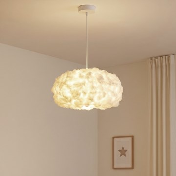 Brilagi - Suspension à câble SOLEAIR 1xE27/60W/230V Ø 45 cm blanc