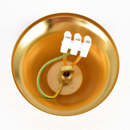 Brilagi - Suspension à chaîne ECLIPSE 5xE14/10W/230V Ø 38 cm noir/doré