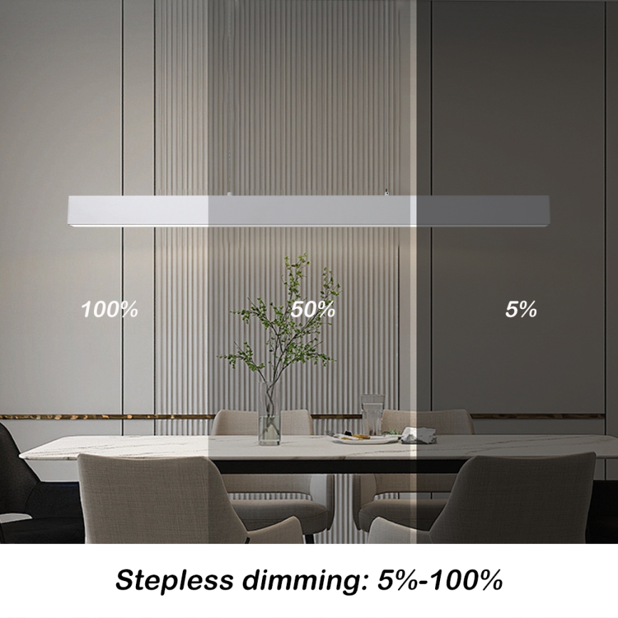Brilagi - Suspension filaire à intensité variable SLEEKLINE SMART LED/40W/230V 3000-6000K Wi-Fi Tuya blanc + télécommande