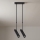 Brilagi - Suspension à tige SELE 2xGU10/30W/230V noire