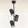 Brilagi - Suspension-barre SELE VERTICAL 3xGU10/30W/230V noir