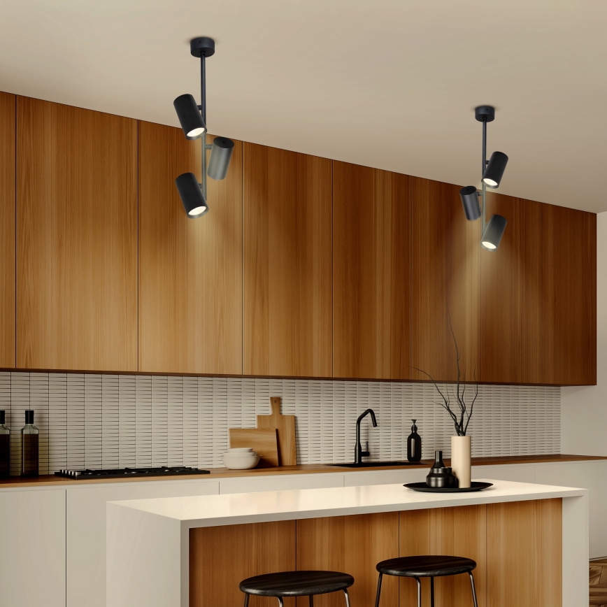Brilagi - Suspension-barre SELE VERTICAL 3xGU10/30W/230V noir