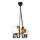 Brilagi - Suspension chaîne RUSTIC 2xE14/40W/230V hêtre