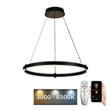 Brilagi - Suspension filaire à intensité variable CIRCLE LED/85W/230V 3000-6500K noir + télécommande