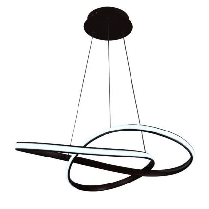 Brilagi - Suspension filaire à intensité variable COSMOWAVE LED/70W/230V 3000-6500K marron + télécommande