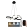 Brilagi - Suspension filaire à intensité variable COSMOWAVE LED/70W/230V noir + Télécommande