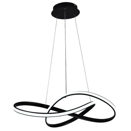 Brilagi - Suspension filaire à intensité variable COSMOWAVE LED/70W/230V noir + Télécommande