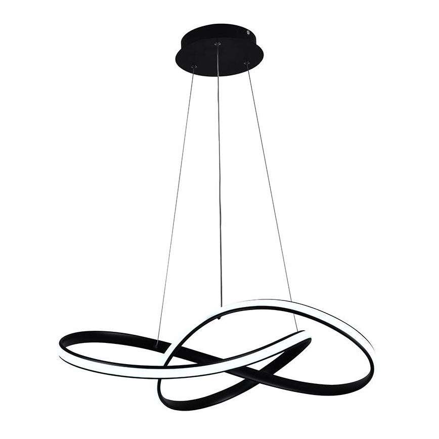 Brilagi - Suspension filaire à intensité variable COSMOWAVE LED/70W/230V noir + Télécommande