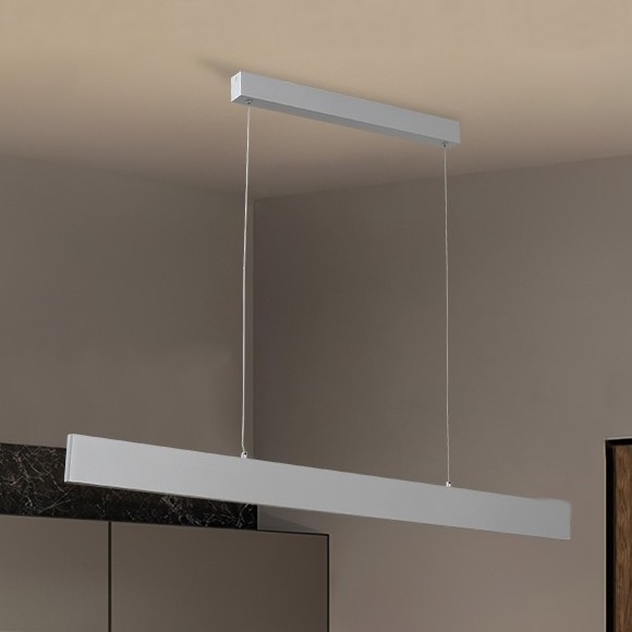 Brilagi - Suspension filaire à intensité variable SLIMLINE LED/40W/230V 3000-6000K argent + télécommande