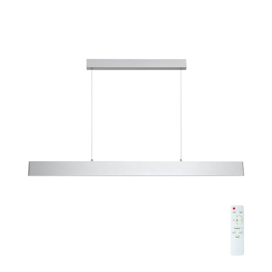 Brilagi - Suspension filaire à intensité variable SLIMLINE LED/40W/230V 3000-6000K argent + télécommande