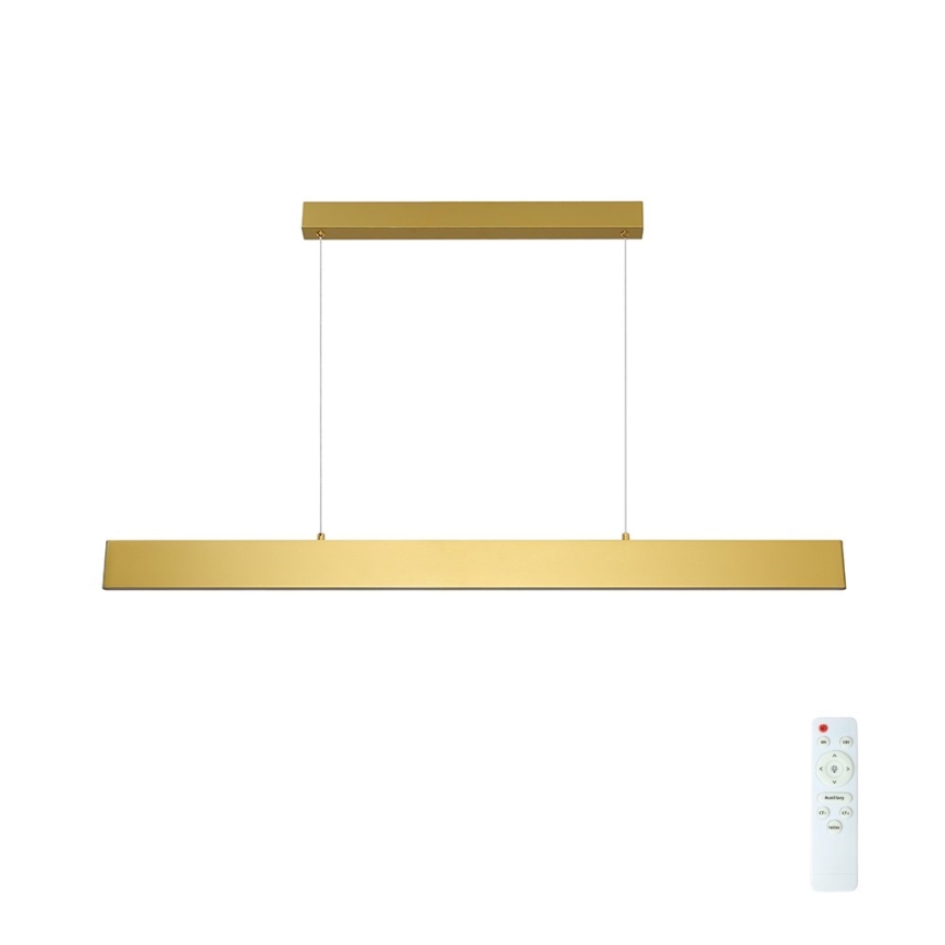 Brilagi - Suspension filaire à intensité variable SLIMLINE LED/40W/230V 3000-6000K doré + télécommande