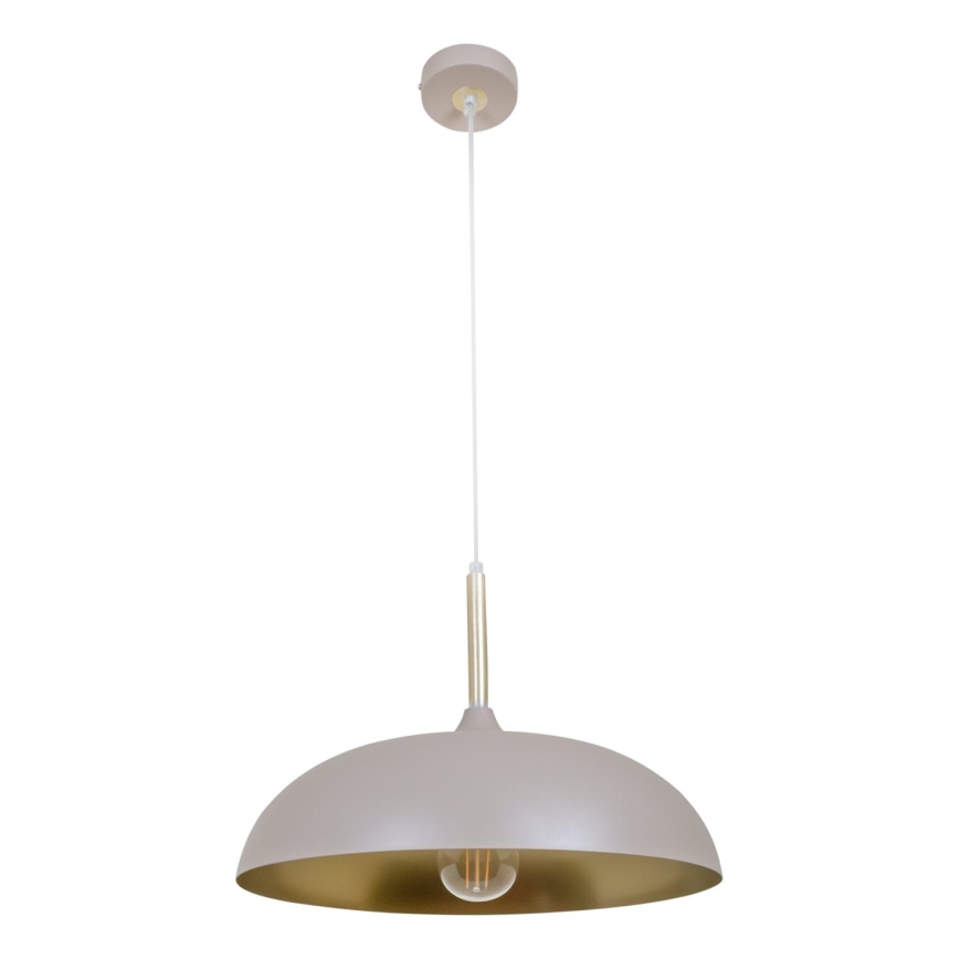 Brilagi - Suspension filaire ABRAHAM 1xE27/60W/230V d. 45 cm beige