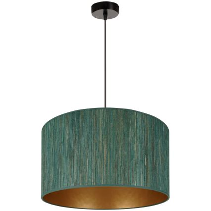 Brilagi - Suspension filaire BOSTON ROLLER 1xE27/15W/230V d. 45 cm paille vert/doré