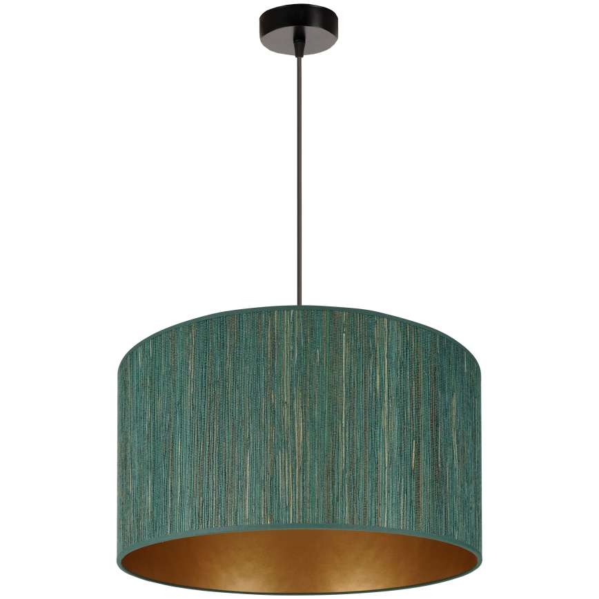 Brilagi - Suspension filaire BOSTON ROLLER 1xE27/15W/230V d. 45 cm paille vert/doré