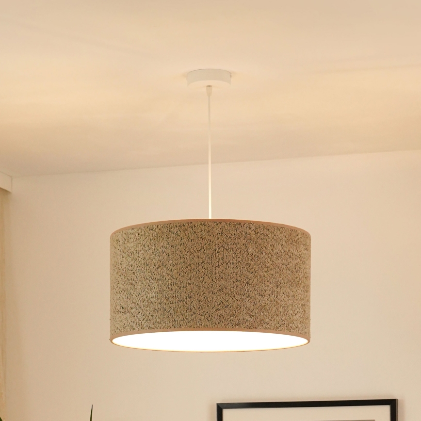 Brilagi - Suspension filaire BOUCLE ROLLER 1xE27/15W/230V d. 50 cm marron