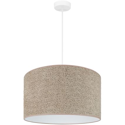 Brilagi - Suspension filaire BOUCLE ROLLER 1xE27/15W/230V d. 50 cm marron